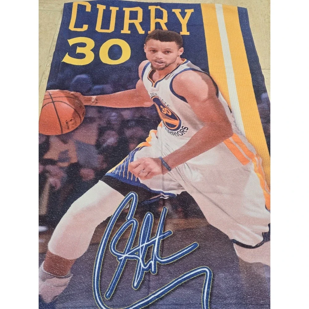 Stephen Curry #30 Golden State Warriors 30x60 NBA Bath Pool Beach Towel
